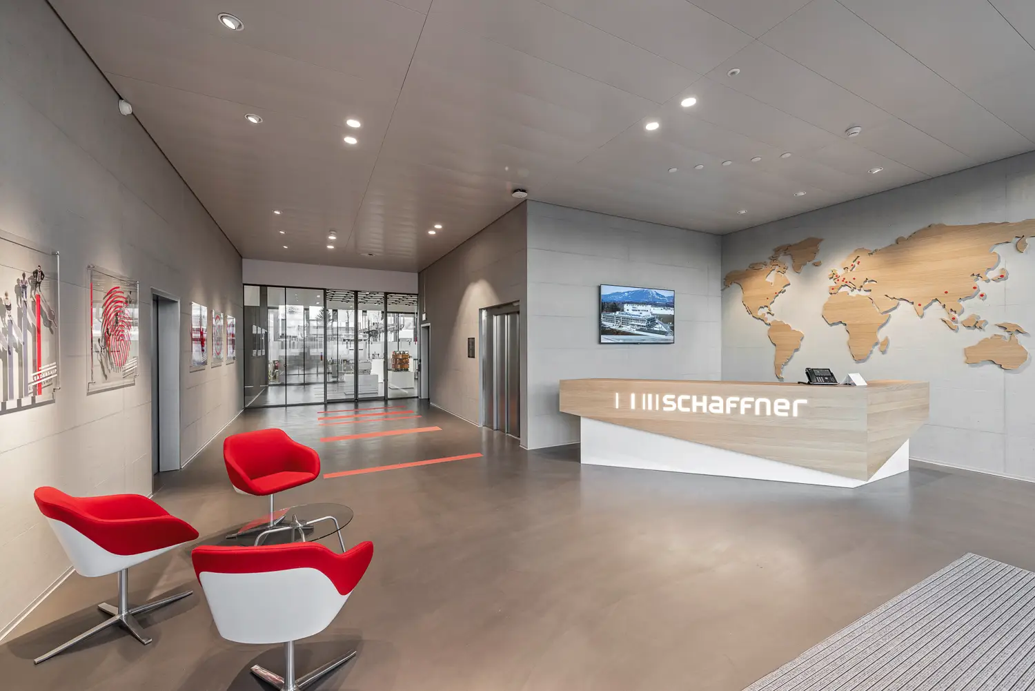 Architekturfotografie für die Firma Schaffner in Luterbach, Solothurn.