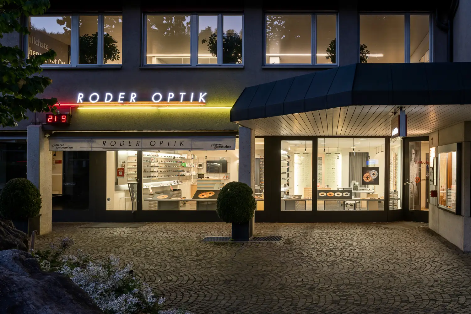 Architekturfotografie für Roder Optik in Belp.