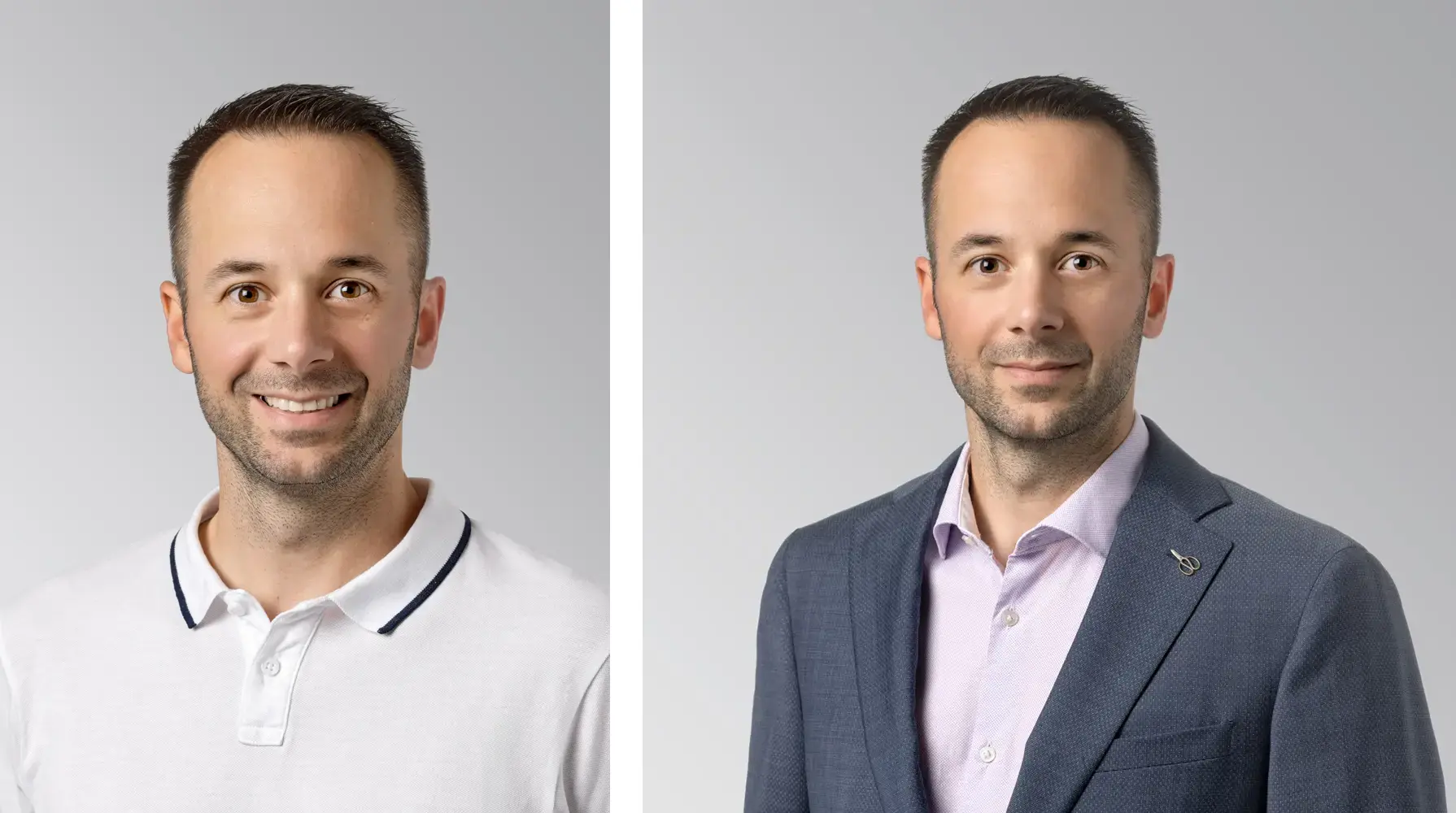 Businessportrait im Fotoatelier Spring – professionell, authentisch und gut erreichbar aus Bern, Solothurn, Thun, Biel, Olten und Langenthal.