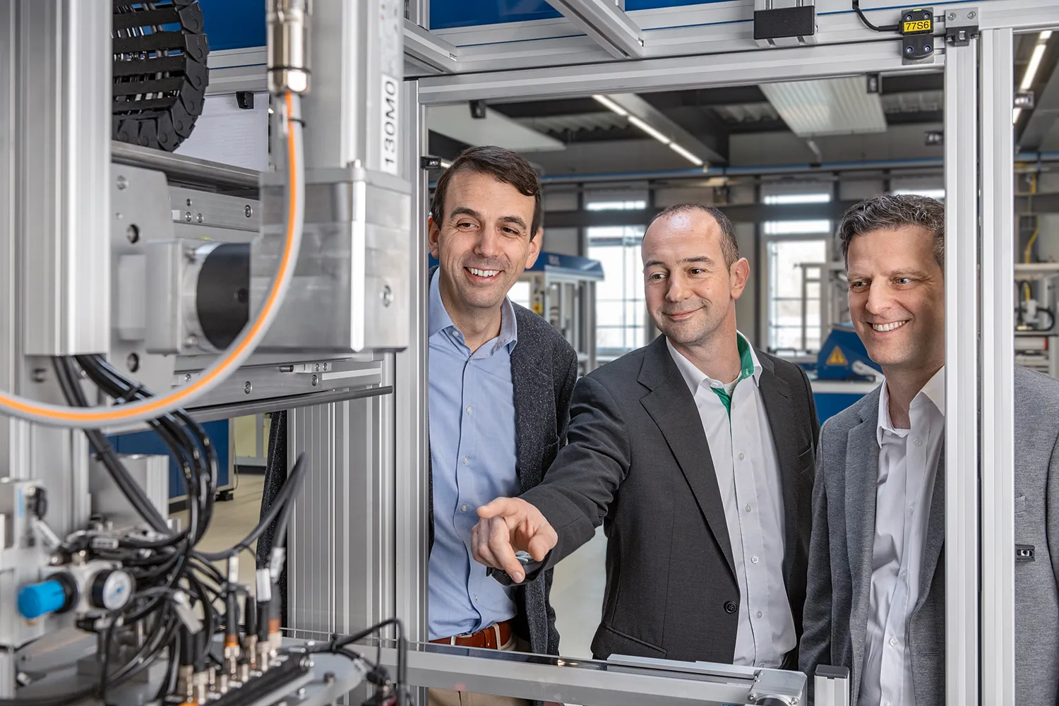 Teamfoto für das Spital Emmental in Burgdorf.