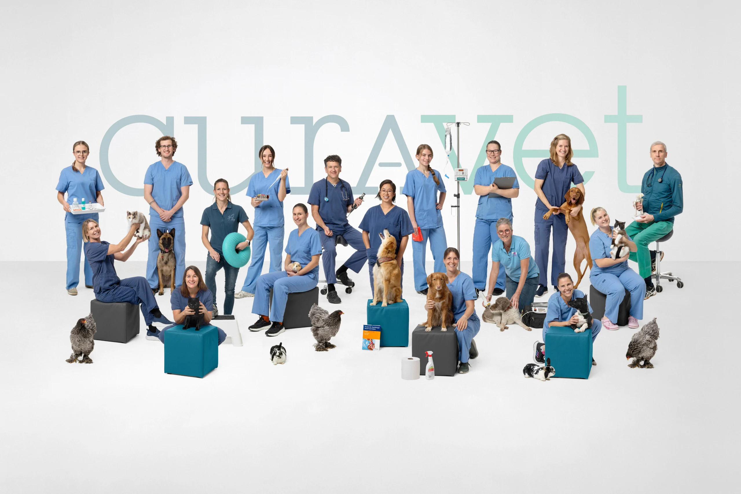 044 Fotoatelier Spring Mitarbeiterfotos Teamfotos Gruppenbild Curavet